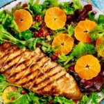 Pavo a la Plancha con Ensalada de Naranja y Mandarina