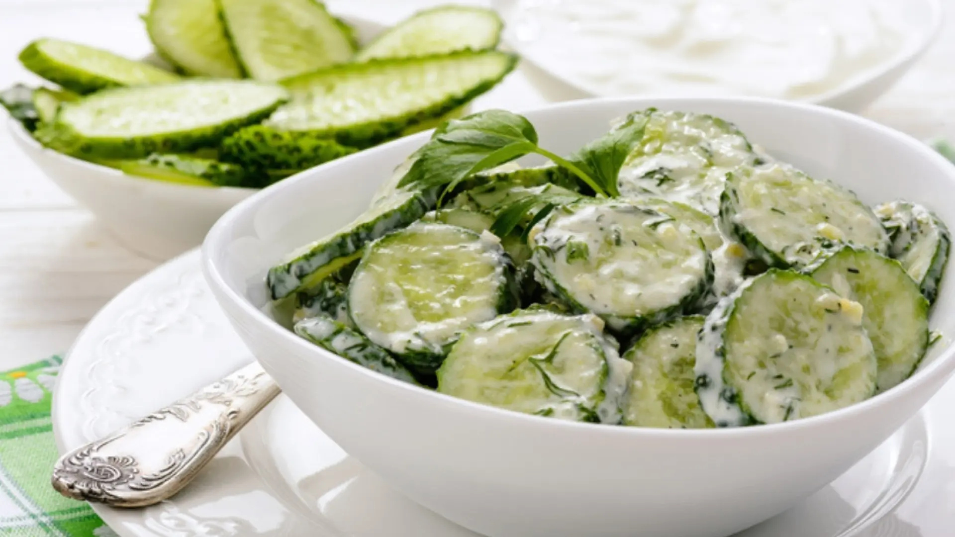 pepino y yogur